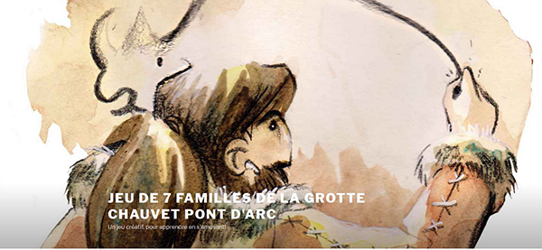 Jeu des 7 familles grotte Chauvée